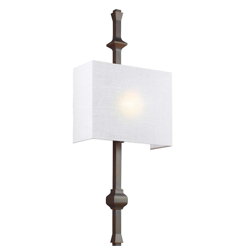 Seaway Flush Mounted Sconce, Antique Bronze