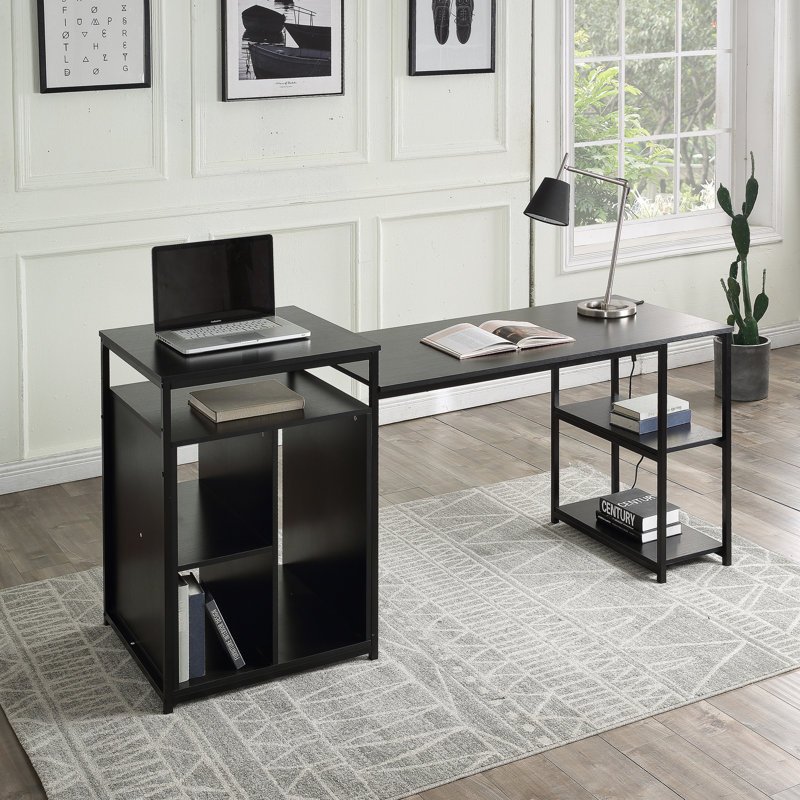 Bureau de bureau Home, Noir