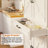 Farmhouse Kitchen Pantry Cabinet With Sliding Storage Rack And Drawer, Wood-1258075103