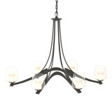 Oval Ribbon 6 - Light Shaded Classic/Traditional Chandelier