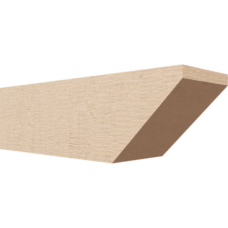 Concord Woodgrain TimberThane Rafter Tail, Primed Tan, 6" H x 20" W x 6" D
