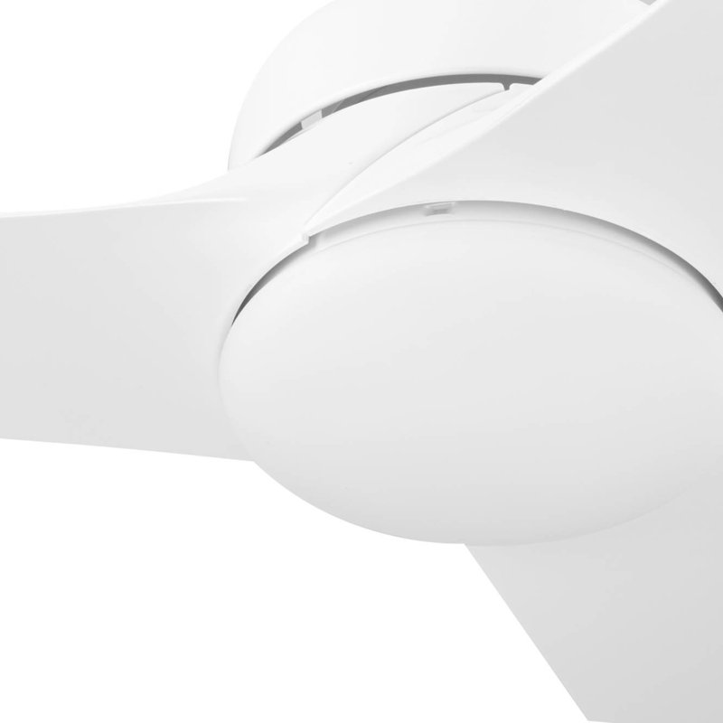 Ventilateur de plafond blanc 52 po avec lumière DEL et télécommande Lynton