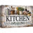 Kitchen Sign Artwork Vintage Kitchen Pictures Framed Canvas Giclee Print Wall Art-126031127-126031123
