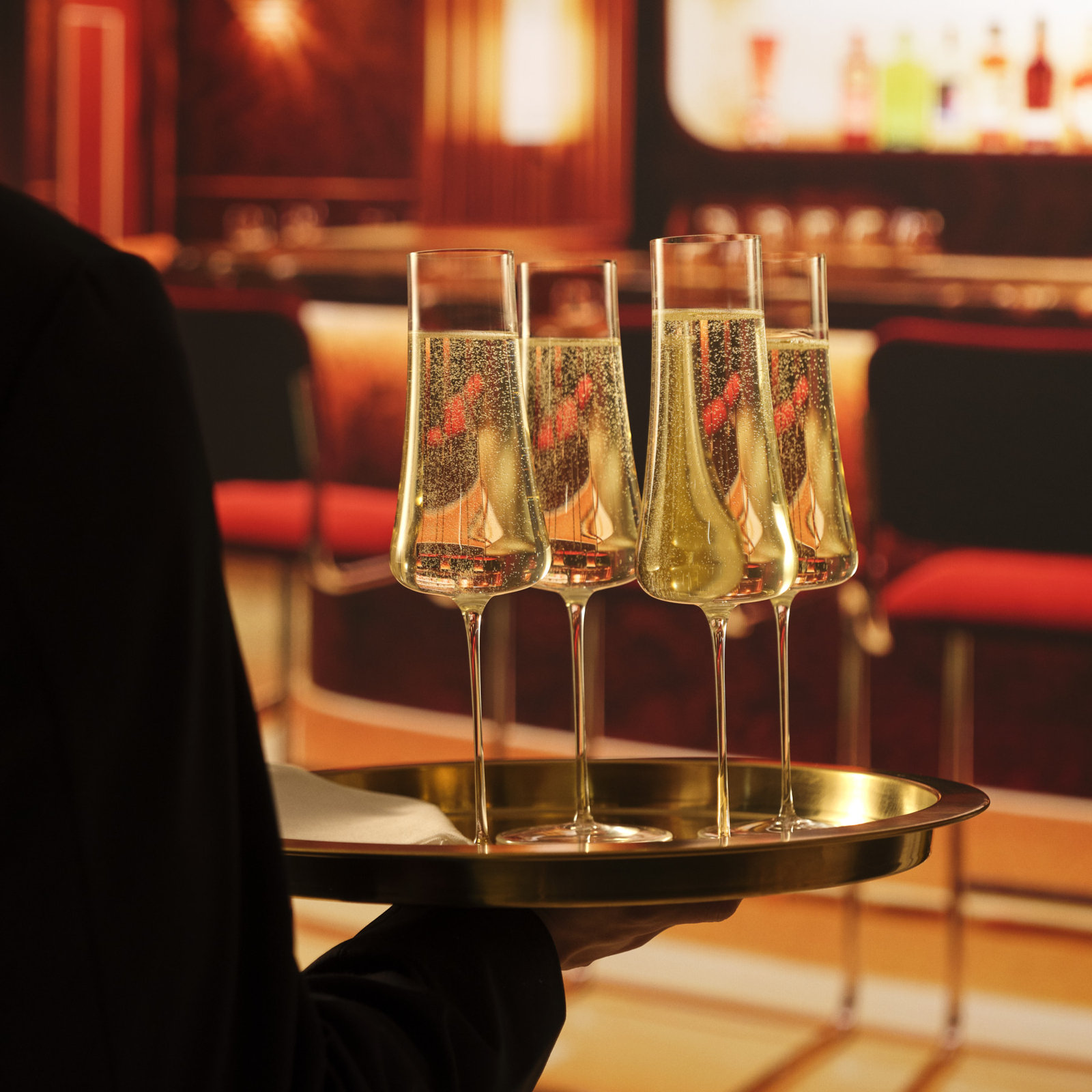Stem Zero Crystal Champagne Flute