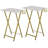 Aspynn Cross Legs End Table Set