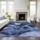 Alfonzo Stain Resistant Abstract Area Rug