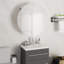 Adebare Bathroom Cabinet with Round Mirror & LED-1662955005-1650620173