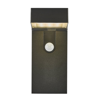 Alya 1 - Bulb 20 cm H Solar Powered Frosted Glass Outdoor Wall Light