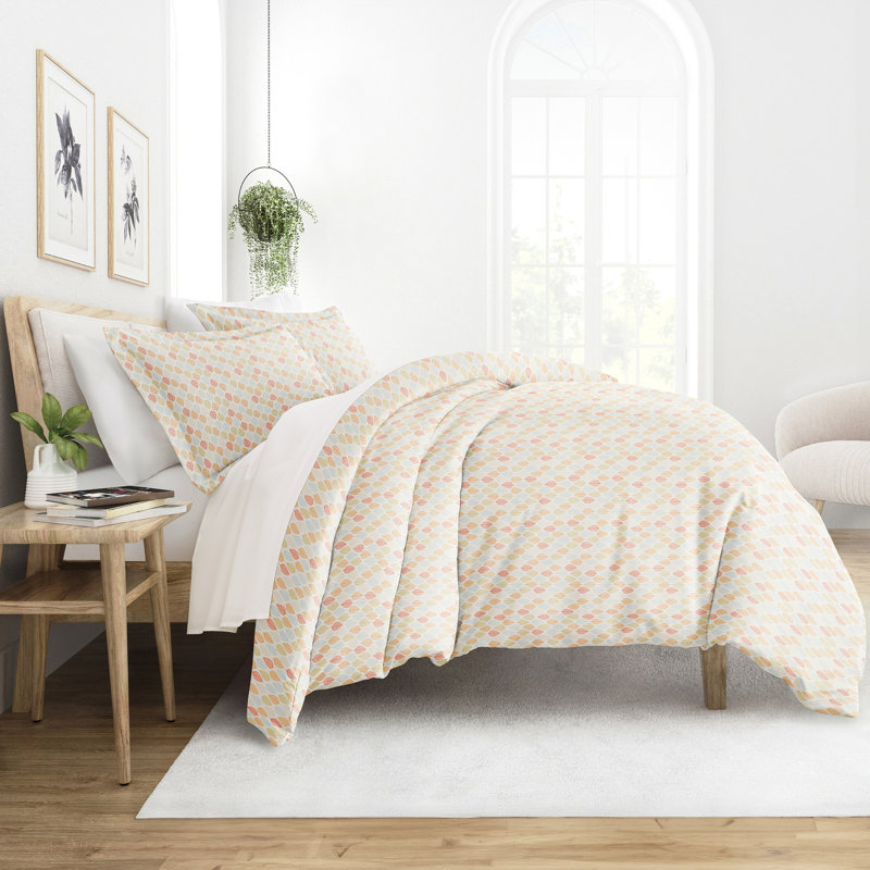 Home Modern & Contemporary Duvet Cover, Twin/Twin XL Duvet Cover + 1 Sham