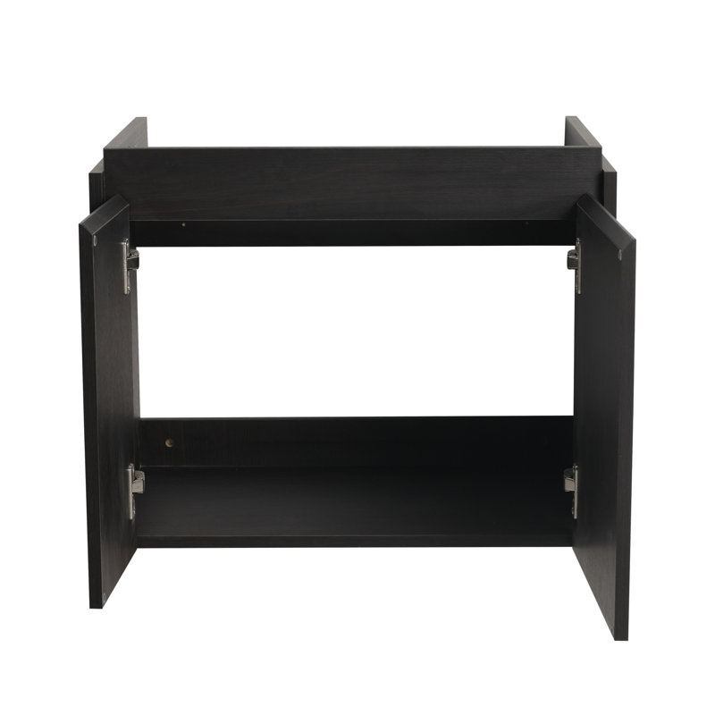 Hayleen 23.6 " W Free Standing Wall Mounted Single Double Combined Vanity Unit Bathroom Vanity With Ceramic Top