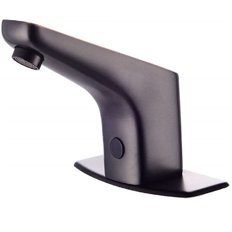 Oil Rubbed Bronze Automatic Sensor Faucet Elegant Touchless Design for Modern Bathrooms