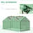 Small Portable 4' X 2' Greenhouse With Pe Cover And Roll - Up Windows, For Indoor Outdoor Garden Care, Protects From Cold Wind, Retains Warmth, Protection, Strong Steel Frame, Wind Proof, Assembly