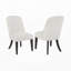 Ensemble de 2 chaises de salle à manger rembourrées en tissu-247070564-247070565