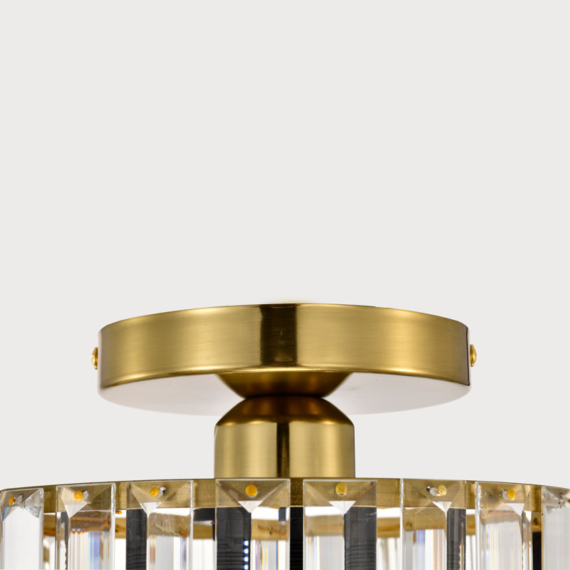 Plafonnier semi Lily, Cuivre, 8.7inch