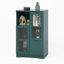 Armoire en bois avec 2 portes en verre et 2 espaces de rangement pour le salon, la salle de bain et le vestibule-1574382685