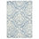 Tapis bleu / ivoire en laine touffeté à la main Ferrera
