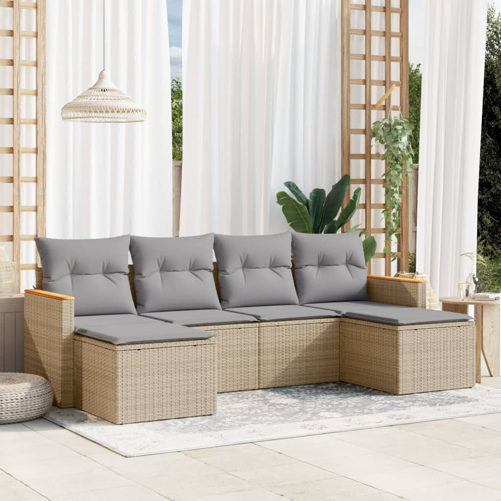 Gartensofa Nobumitsu mit Kissen