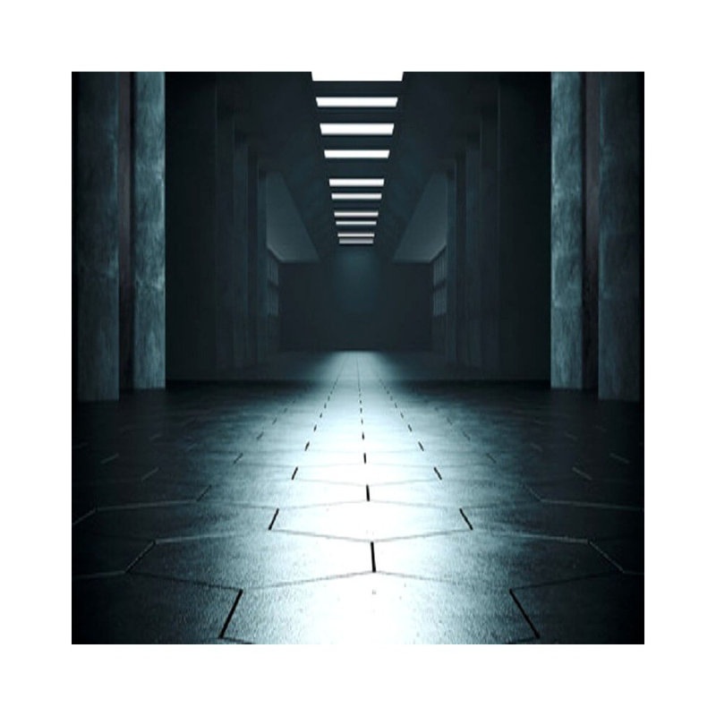 Aisatou LED Flat Panel, Black