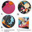 Bleu et rose abstrait Pop Fusion I - Art mural Pop-1560741038-1594829995
