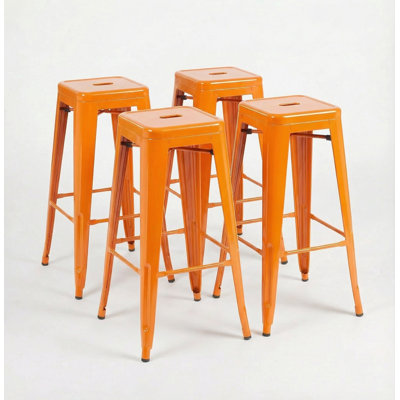 Counter Stool with Metal Frame