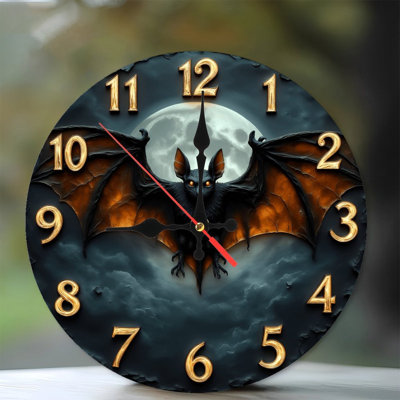 Horloge murale Bat