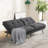 Pavithra 68'' Tufted Convertible Futon Small Sofa Bed-406644403