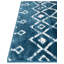 Tapis géométrique bleu foncé World Menagerie-186432042