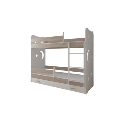 Mikula Bunk Bed Themed Beds with Built-in Ladder Included
