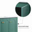 Meuble-lavabo de 48 po de largeur avec un grand espace de rangement - une armoire avec 4 portes à fermeture douce et 2 tiroirs (excluant le lavabo en céramique)