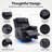 Dual-Motor Swivel Glider Power Recliner With Massage And Heat, LED Light Strips-1270625837