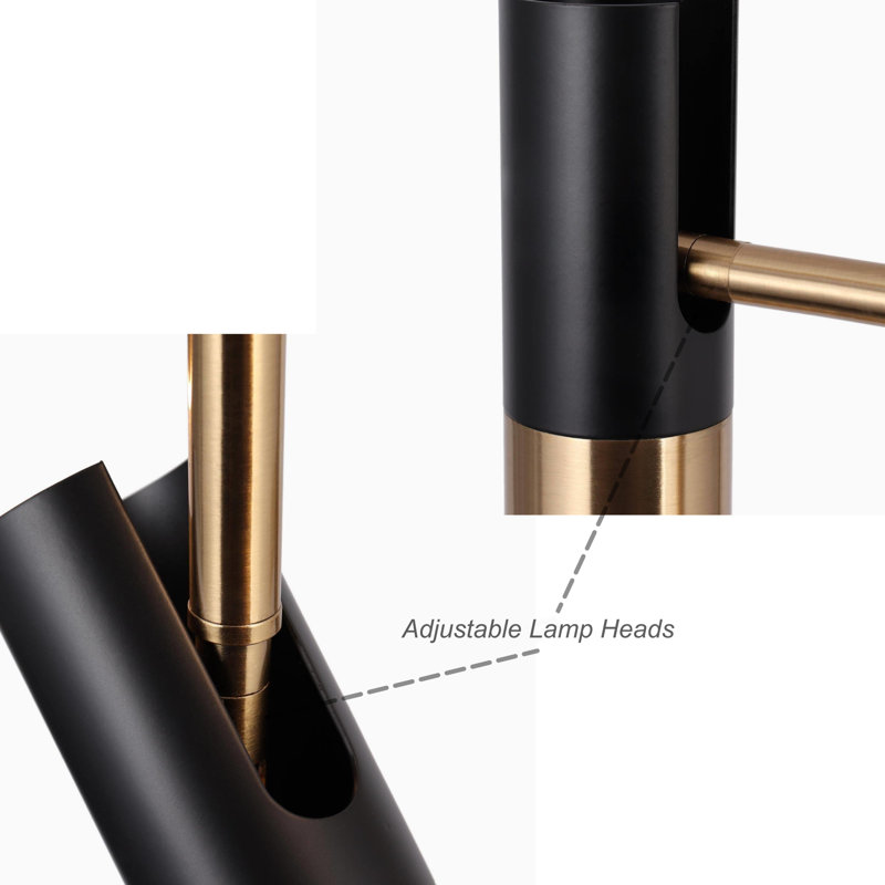 Miaisabella 3-Light Unique Modern Linear LED Chandelier