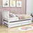 Twin 2 Drawers Platforms Bed with Trundle-1569645548