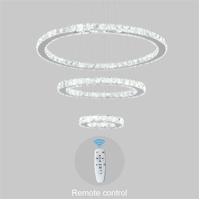 3 - Light Dimmable LED Chandelier