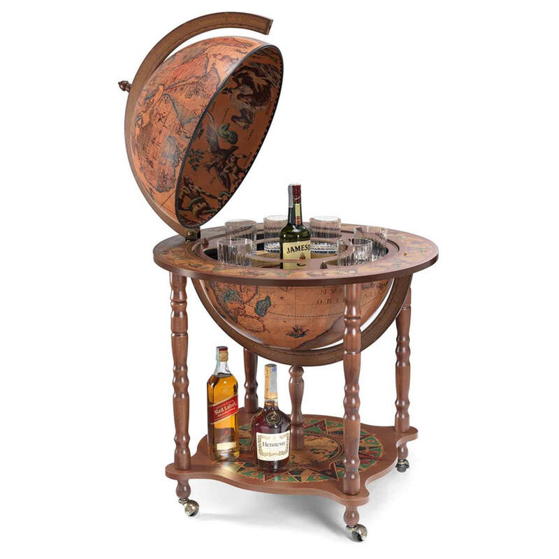 Wood Bar Cart