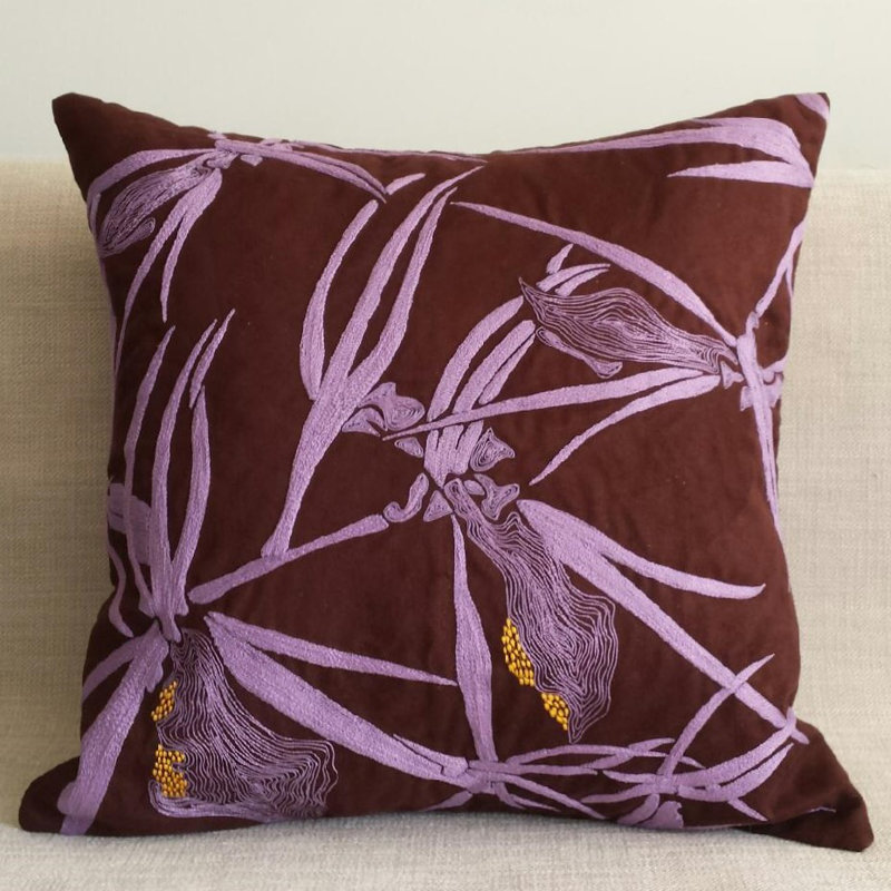 Miceli Floral Square Throw Cushion