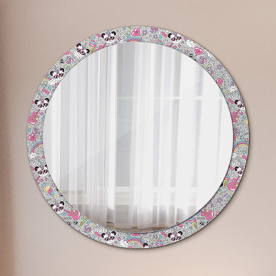 Huldar Glass Flat Wall Mirror
