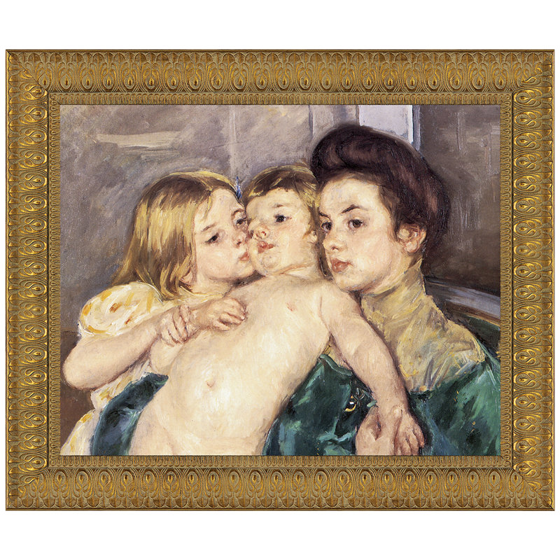 Grande Antique Gold Framed Canvas Painting Replica