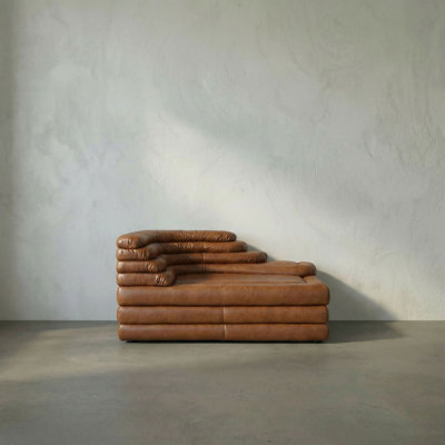 Bandera Sofa, Cr, Roche Tan Leather