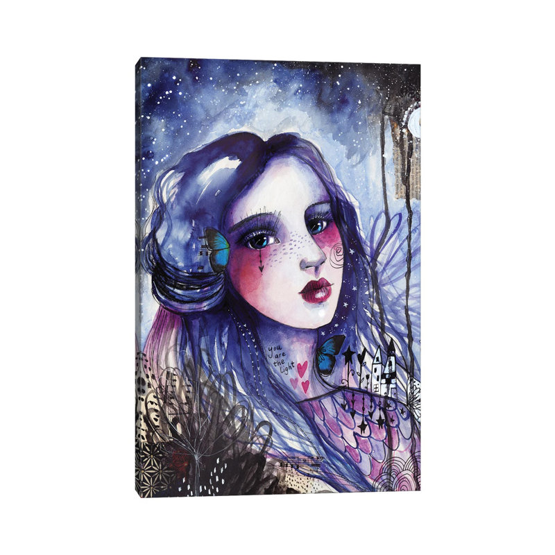 You Are The Light by Tamara Laporte - Print on Canvas, 30.48 cm H x 45.72 cm W, Wrapped Canvas