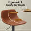 Ensemble de 2 tabourets de bar réglables (seulement chaises de salle à manger)-373588543