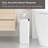 EKO Brio Motion Sensor Trash Can, 10L in White Compact Design, Fingerprint Resistant Trash Bin for Effortless Waste Disposal