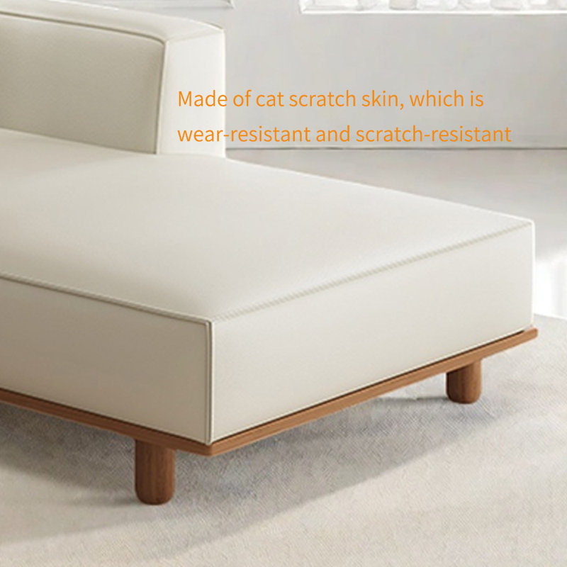 Fauteuil inclinable confortable et minimaliste ergonomique, Orienté à gauche (vu de face), Blanc
