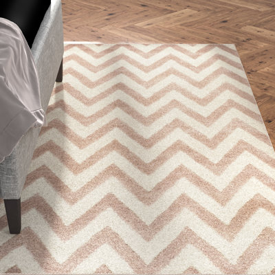 Nero Chevron Wool Hand Woven Area Rug