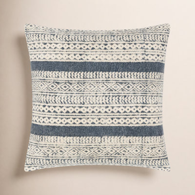 Zetta Geometric Cotton Throw Pillow