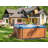 Allionna Square Hot Tub With LED Blue-515215000