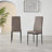 Edward Statement Pedestal Dining Table Set with 4 Luxury Faux Leather Upholstered Dining Chairs-941831190-941831199