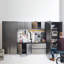 Armoire de garage Series. Fixation murale, fermeture en douceur, espace de rangement supplémentaire, eau et chaleur, finition résistante aux égratignures, fixation profonde, rangement