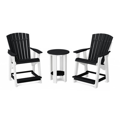 Chaises hautes Adirondack avec table Heritage