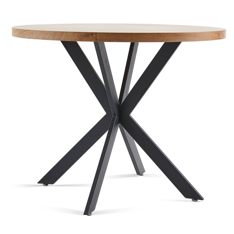 Round Metal Base Dining Table