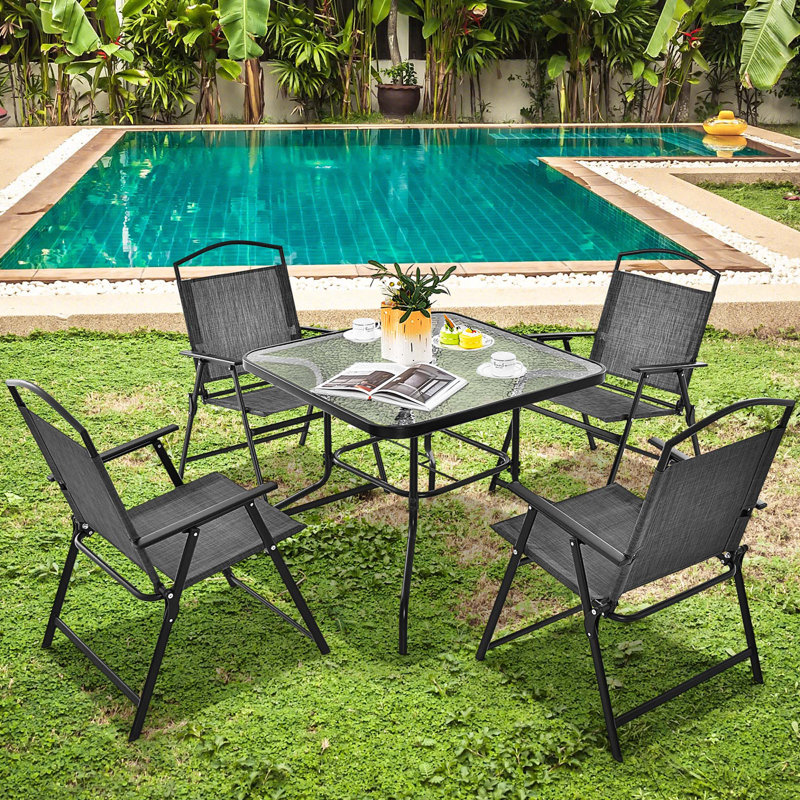 Ensemble de chaises pliantes Mariyonna